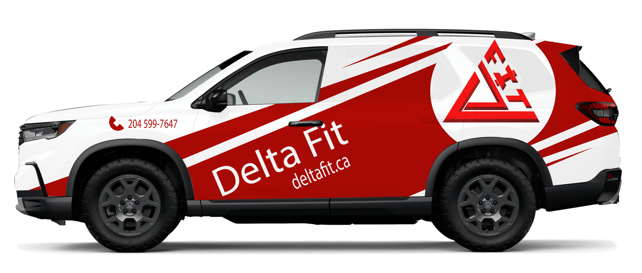 DeltaFit branded training vehicle